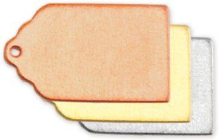 Stamping Blank Tag 7/8" 2/Pkg Copper  