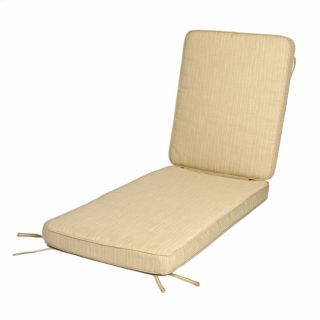 Deluxe Teak Hinged Chaise Cushion With Sunbrella Fabric