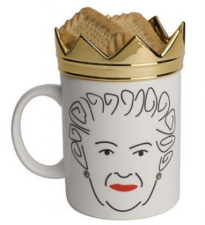 queen mug with crown by whitbread wilkinson