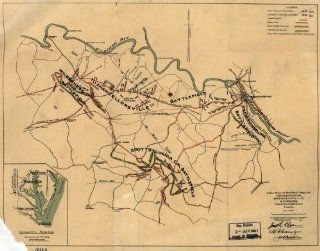 Civil War Map Reprint Index sheet of battlefield maps for Fredericksburg, Spottsylvania C. H., Wilderness, Chancellorsville, Virginia. 1862 64 To accompany report of the Battlefield Commission created by Act of Congress public no. 261, 68th Congress dated