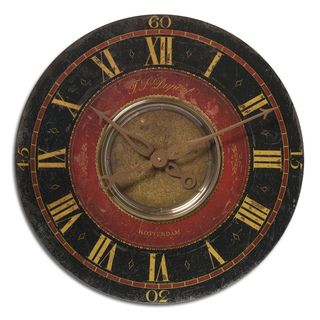'Dupont' 27 inch Weathered Wall Clock Clocks