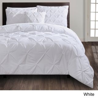 Victoria Classics Carmen 4 piece Comforter Set White Size Queen