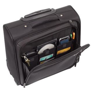 Solo Rolling Laptop Overnighter CLA901 Black Solo Rolling Laptop Cases