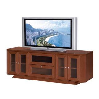 Furnitech Transitional 70 TV Stand FT71CRCDC/FT71CRCLC Finish Dark Cherry