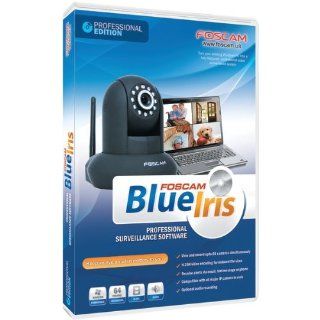 Foscam Blue Iris Professional Surveillance Software   Up to 64 Cameras, SMS/Text Message Alerts, H.264 Encoding, Supports most major IP Camera brands and CCTV Systems Computers & Accessories