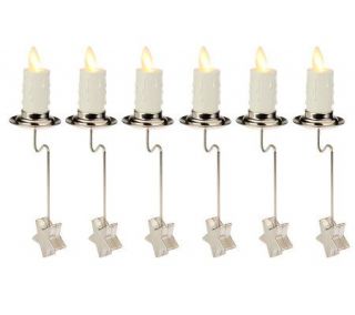 Luminara 6 piece Plug in Flameless Candle Light Strand —