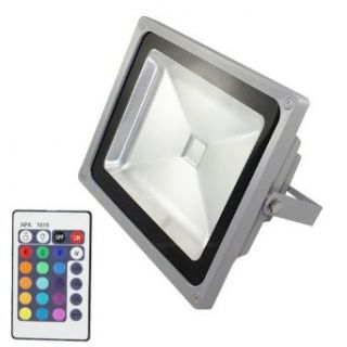 JN@ 4 Pack Waterproof 50W RGB LED Flood Light Outdoor Lamp Garden Yard Wall 85 265V with Remote    