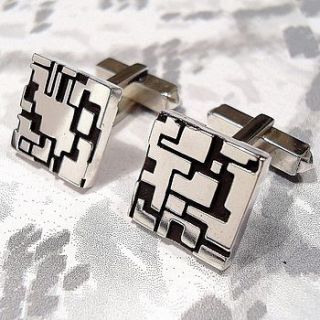 cityscape cufflinks by van buskirk jewellery