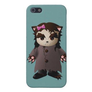 Cute Werewolf Wolf Girl iPhone 5 Case