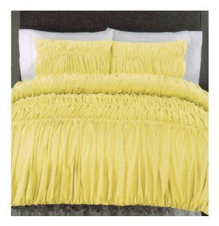Twin / TXL   2 Pc Comforter Set   Cynthia Rowley New York   Yellow   Twin Quilt