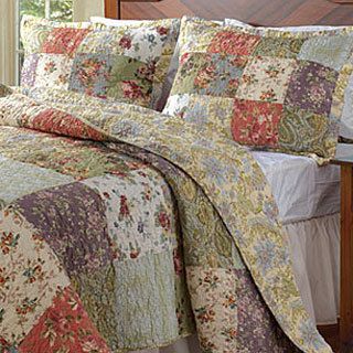 Greenland Home Fashions Blooming Prairie Full/ Queen size 3 piece Quilt Set Multi Size Full  Queen