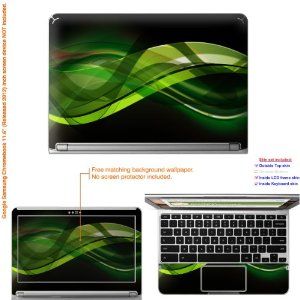 Decalrus   Matte Decal Skin Sticker for Google Samsung Chromebook with 11.6" screen (IMPORTANT read Compare your laptop to IDENTIFY image on this listing for correct model) case cover Mat_Chromebook11 277 Computers & Accessories