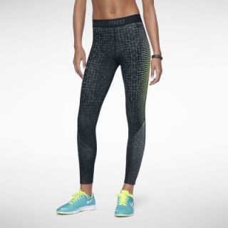 Nike Pro Printed Hyperwarm 2 Womens Tights   Black