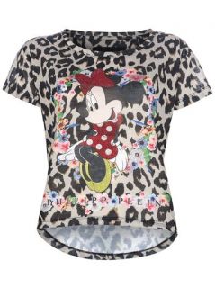 Philipp Plein 'minnie Mouse' Leopard Print T shirt
