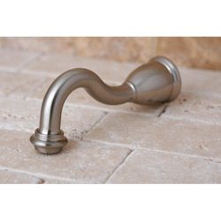 Heritage Satin Nickel Solid Brass 6 inch Tub Spout