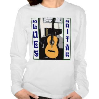 Blues Guitar Ladies T Shirt