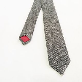 tweed skinny tie by moaning minnie