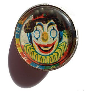 1950's clown puzzle brooch by charlie boots