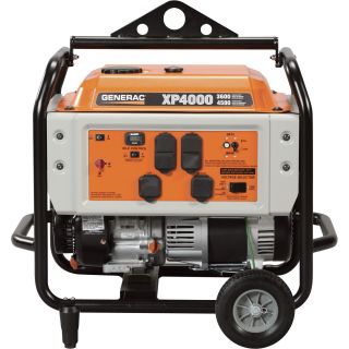 Generac® XP4000 Series Portable Generator — 4500 Surge Watts, 3600 Rated Watts, Model# 5929  Portable Generators