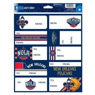 New Orleans Pelicans Official NBA 8.5" x 11" Gift Tag Stickers by Wincraft  Bumper Stickers  Sports & Outdoors