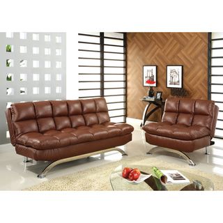 Furniture Of America Deep Cushion 2 piece Sofa/ Sofabed And Chair