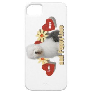 Old English Sheepdog Love,Hugs,Puppy Love gifts iPhone 5 Cases