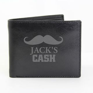 personalised stylish leather wallets by thelittleboysroom