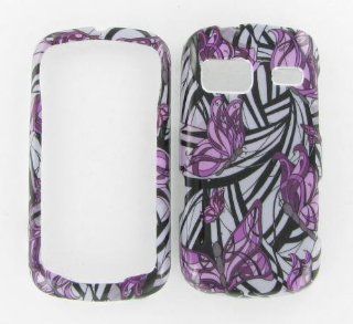 LG LN272 (Rumor Reflex) Purple Butterfly Protective Case Cell Phones & Accessories