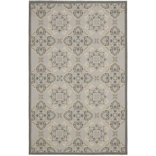 Power loomed Light Gray/anthracite Indoor/outdoor Rug (4 X 57)