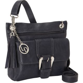 La Diva Cross body bag with front pocket and tassle