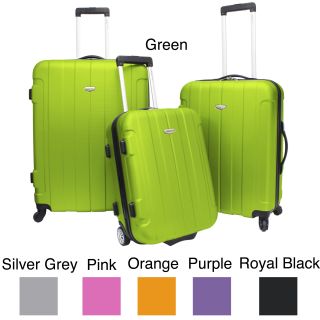 Travelers Choice Rome 3 piece Hardside Spinner Luggage Set
