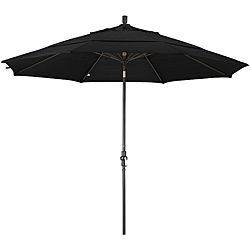 11 foot Fiberglass Pacifica Midnight Black Crank/tilt Umbrella