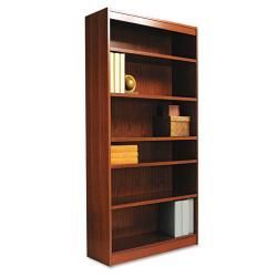 Alera Square Corner Display Bookcase With Finished Back