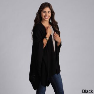 Womens Solid Knitted Wrap
