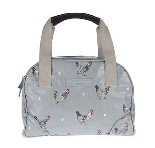 chicken oilcloth stamford bag by sophie allport