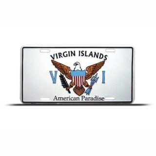 Virgin Islands American Paradise St Thomas John License Plate Vanity Plate Automotive