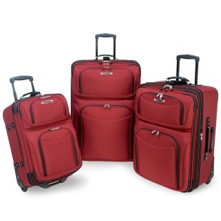 Travelers Choice El Dorado 3 piece Ballistic Nylon Luggage Set