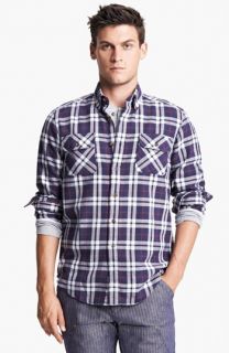 Gant by Michael Bastian Check Cotton Flannel Shirt