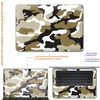 Matte Decal Skin Sticker for Dell XPS 14 Ultrabook with 14" screen (2012 model) (NOTES view IDENTIFY image for correct model) case cover Mat_2012XPS14ultrabk 289 Computers & Accessories