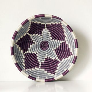 rain woven bowl by happy piece