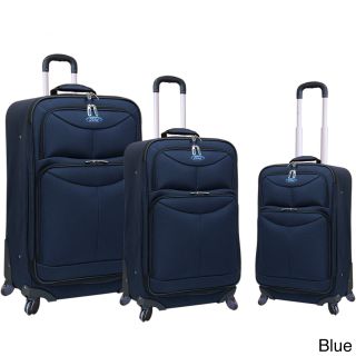 Travelers Club Ford Focus Series 3 piece Expandable Spinner Luggage Set