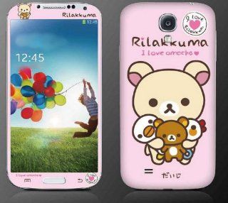 Relax Bear Rilakkuma LCD Color Screen Protector Sticker for Samsung Galaxy S4 Cell Phones & Accessories