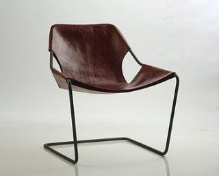 paulistano leather chair by bodie and fou