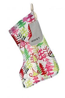 personalised christmas stocking by 3 blonde bears