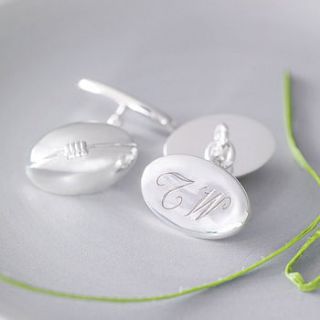 rugby ball cufflinks by highland angel