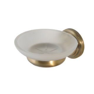Allied Brass WP 62 ABR Wall Mounted Soap Dish, Antique Brass