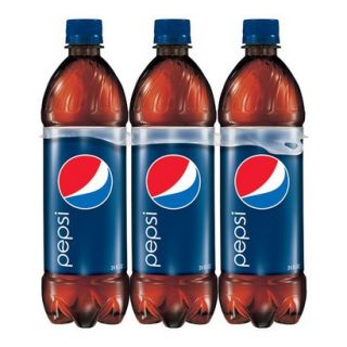 Pepsi Cola Soda 24 oz, 6 pk