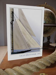 nautical greeting card by tony fernandes design