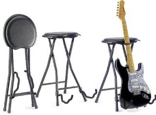 STAGG GIST 300 FOLDABLE Guitar STOOL+STAND Musical Instruments