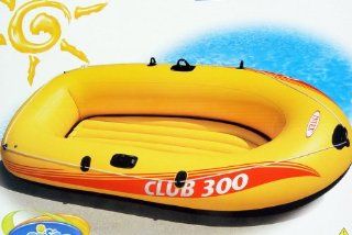 Intex Club 300 Boat  Open Water Inflatable Rafts  Sports & Outdoors